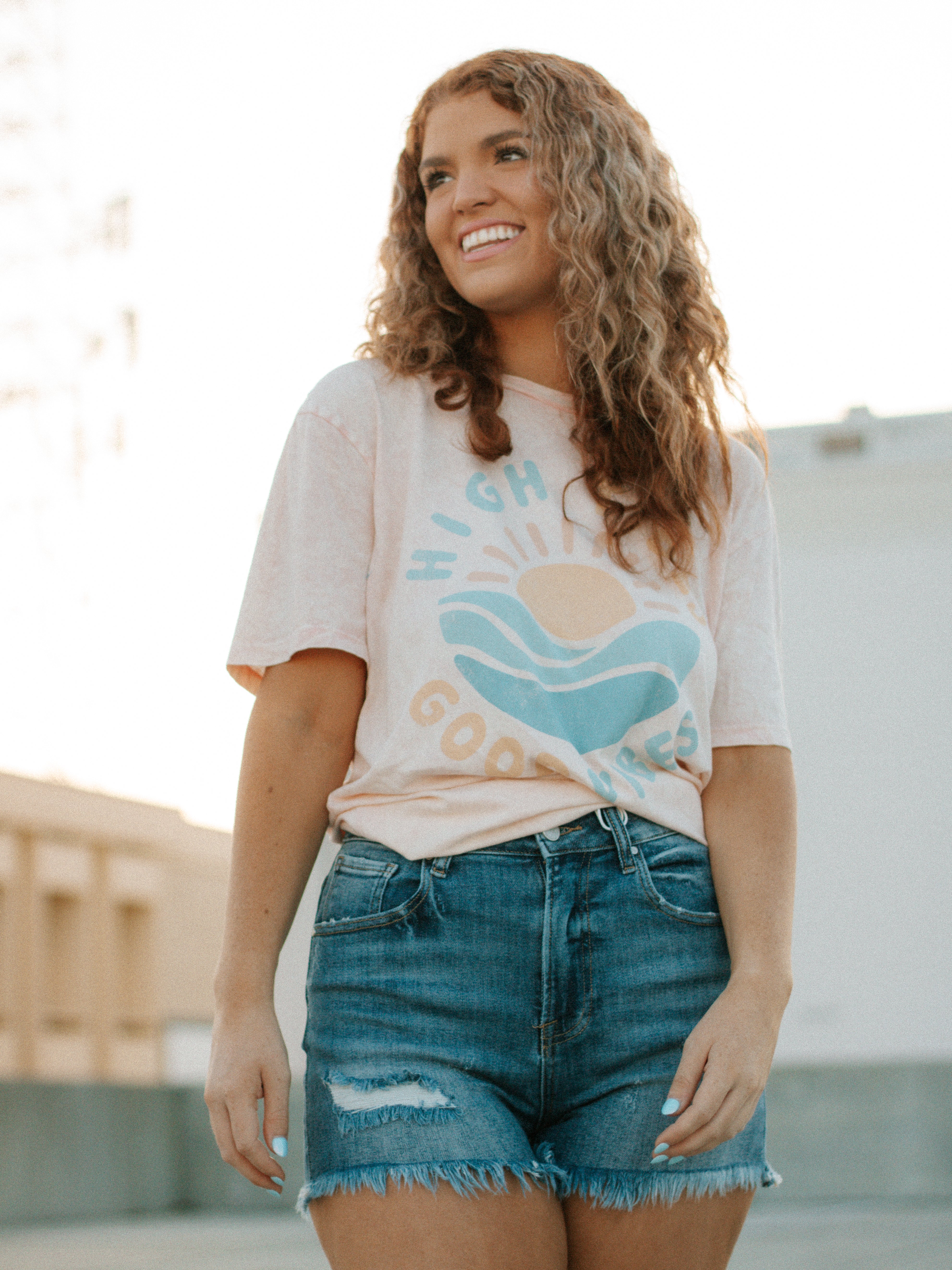 High Tides Good Vibes Graphic Tee