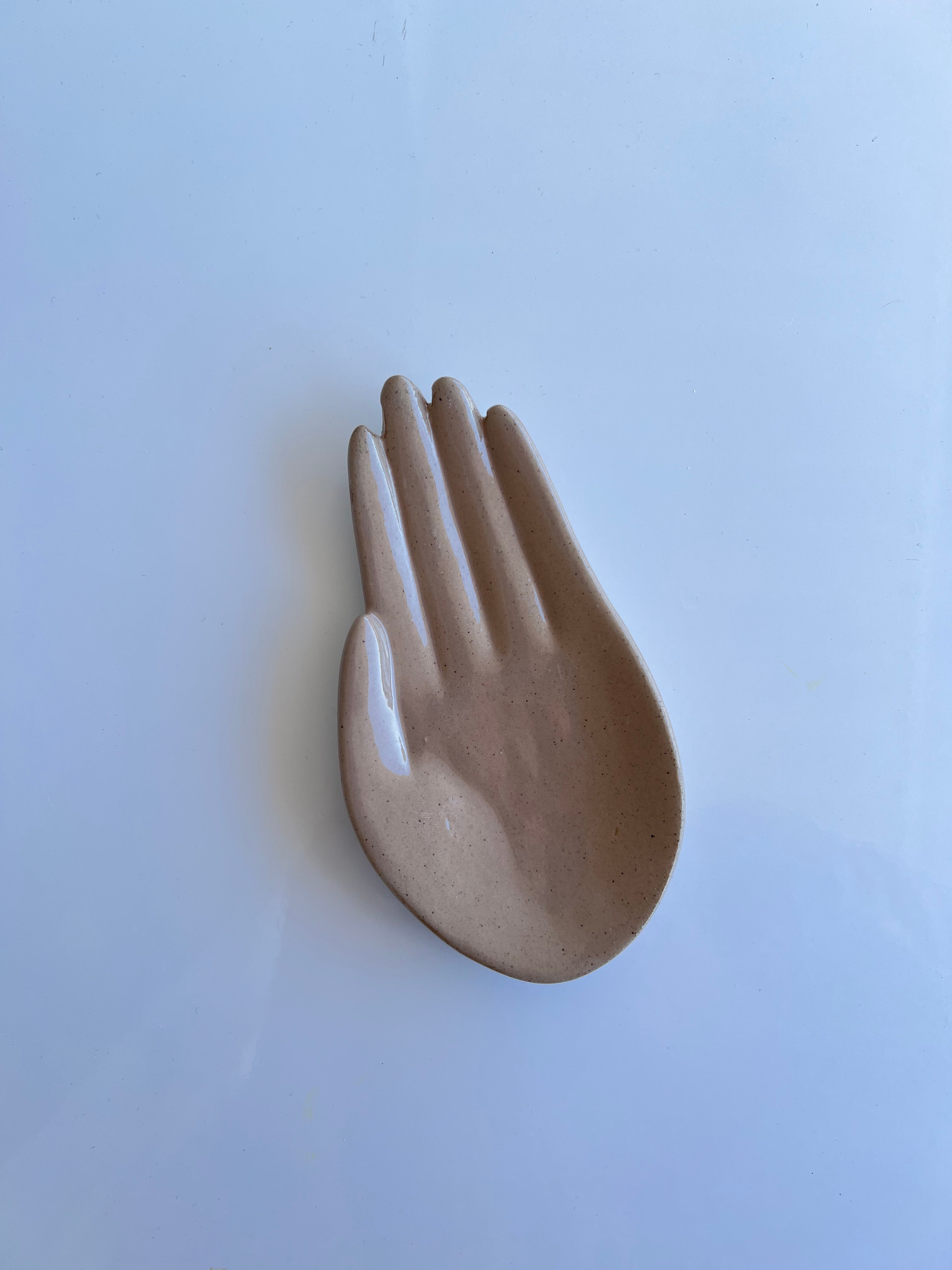 Hand in Hand Stoneware Dish