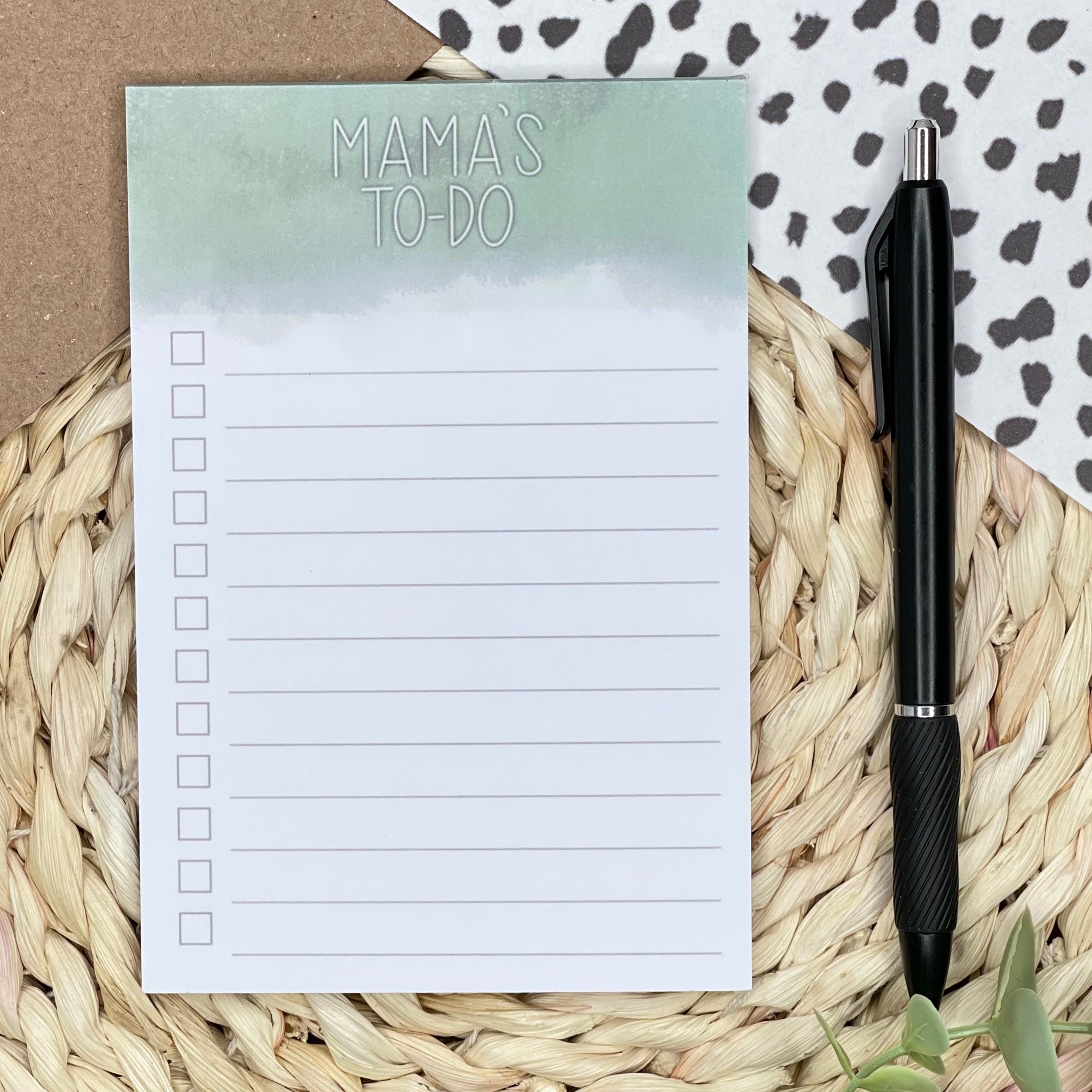 Mama's Daily To-Do List | Notepad